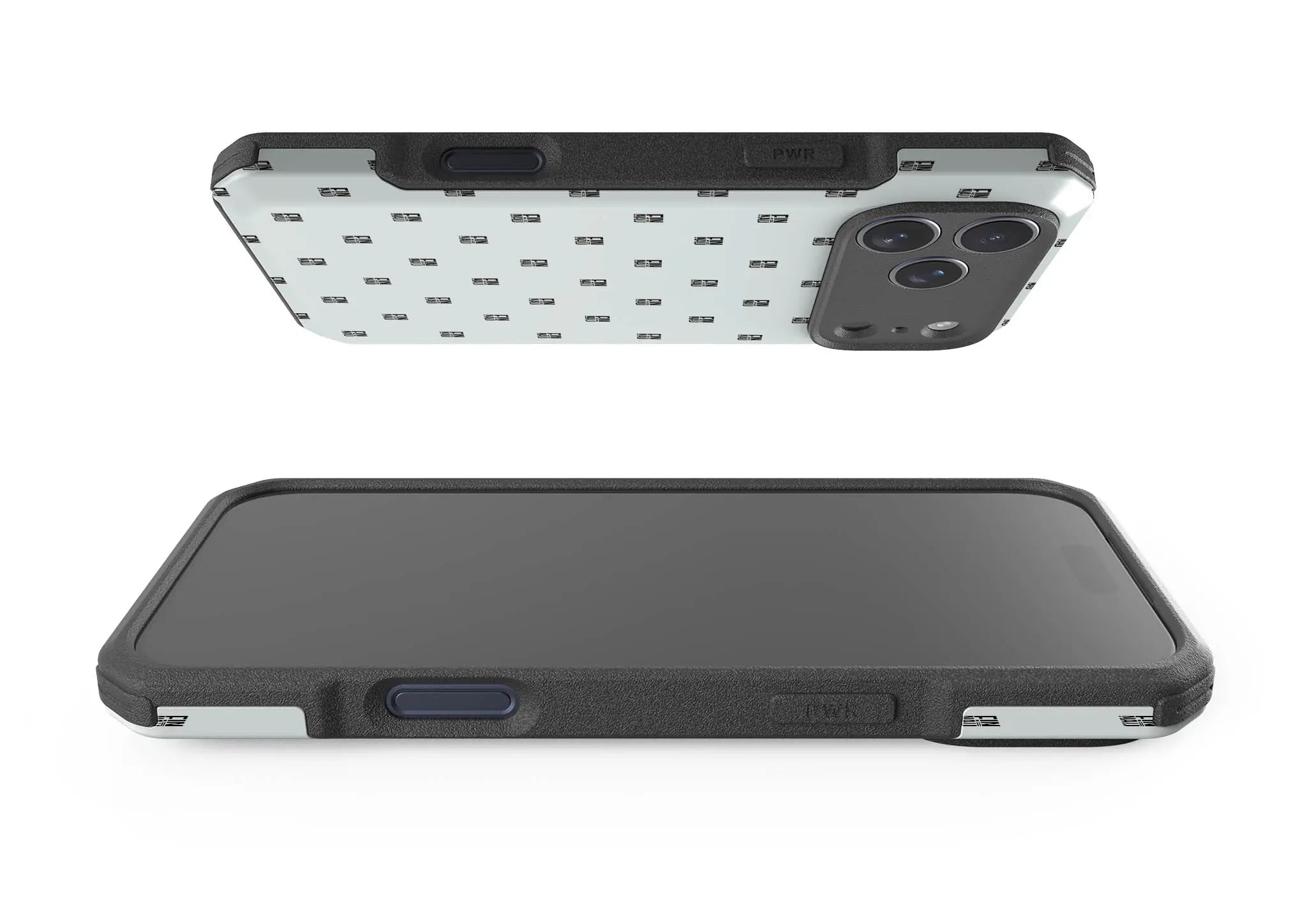 Monogram Snow — Impact Armour MagSafe Case for iPhone — Finnaij