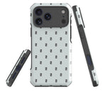 Monogram Snow — Impact Armour MagSafe Case for iPhone — Three Quarter — Finnaij