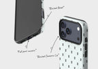 Monogram Snow — Magsafe Tough Case for iPhone — Finnaij