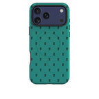 Monogram Teal — Magsafe Tough Case for iPhone — Finnaij