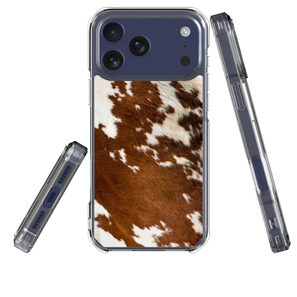 Moo Luxe — Magsafe Clear Impact Case for iPhone — Three Quarter — Finnaij