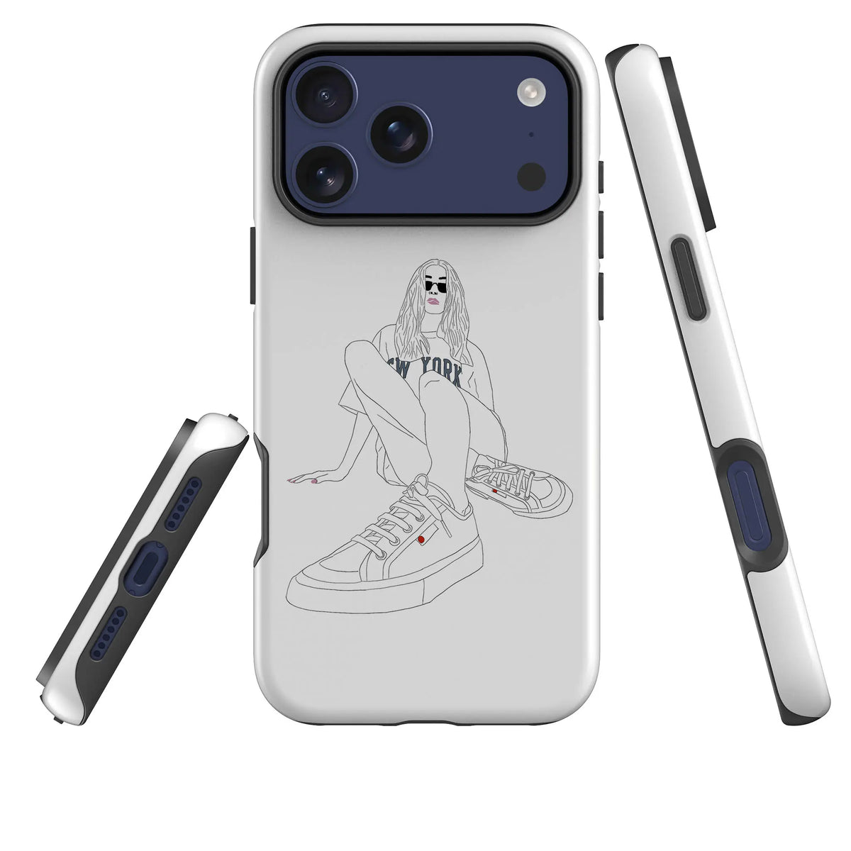 New York by Keagan Haight — Tough Case for iPhone — Three Quarter — Finnaij