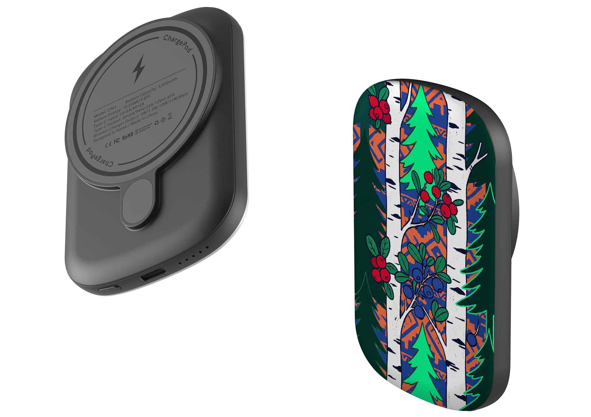 Nordic Forest by Aino Kallio — MagSafe CHARGEPOD — Finnaij