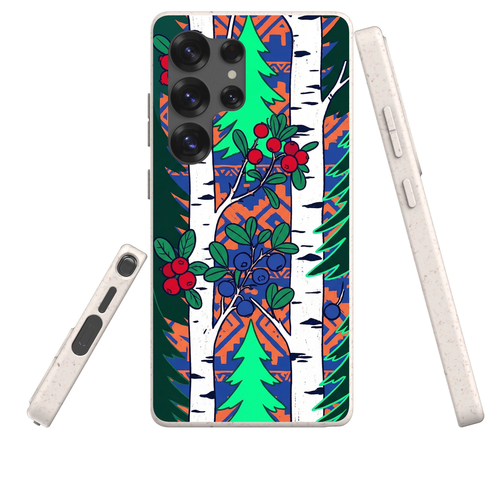 Nordic Forest by Aino Kallio Bio-degradable Case for Samsung Galaxy — Finnaij