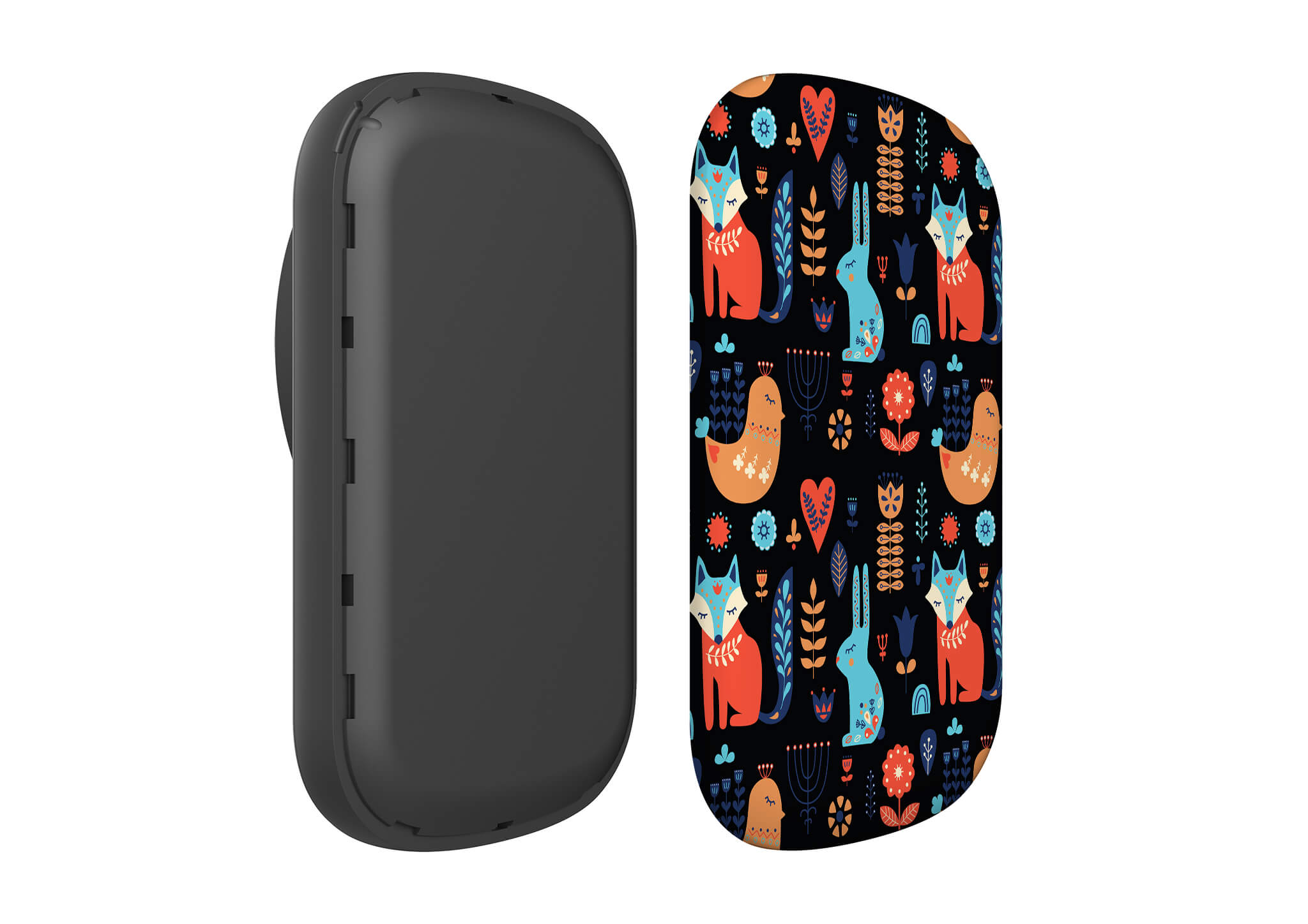 Nordic Ornament Black — MagSafe CHARGEPOD Shell Only — Finnaij