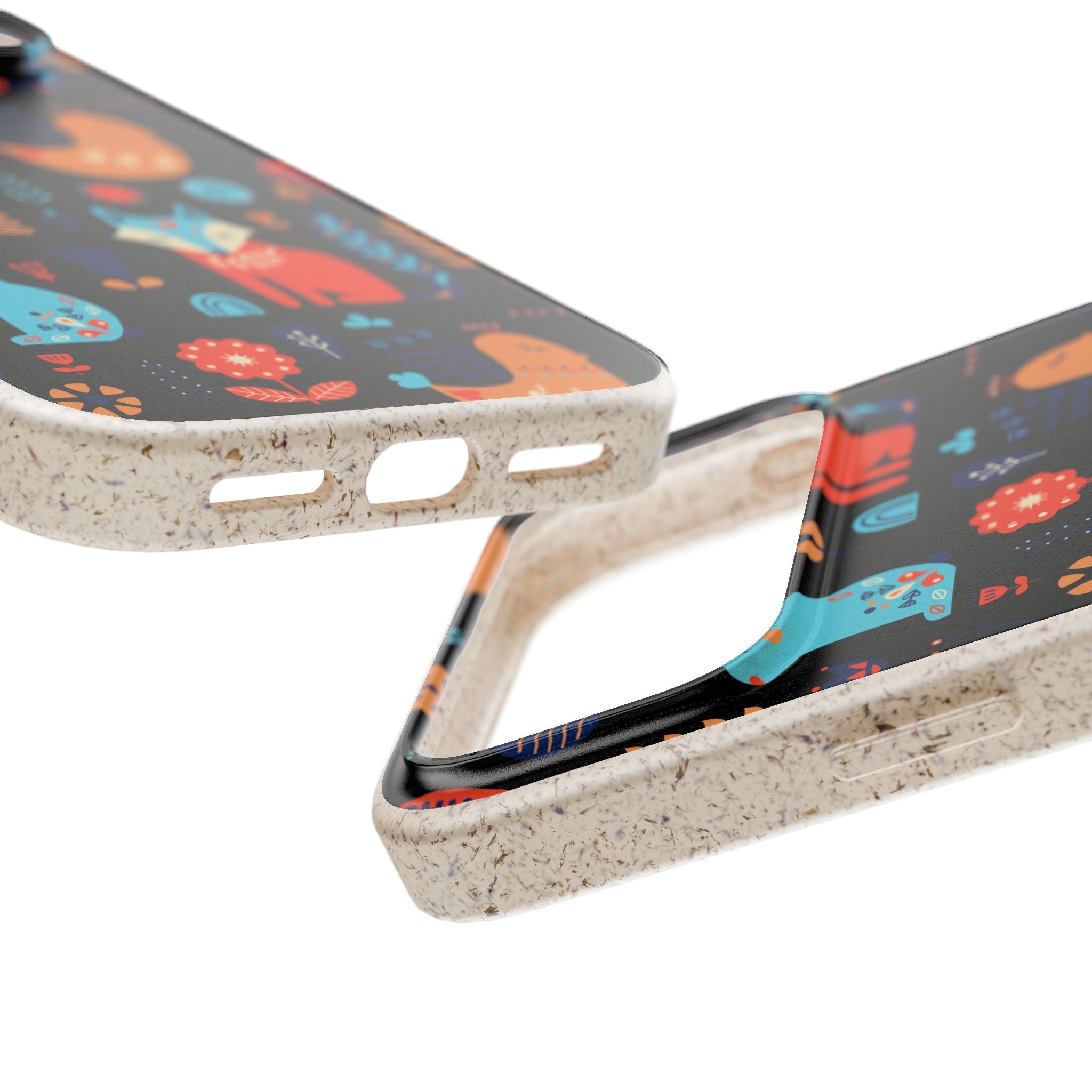 Nordic Ornament Black — iPhone Bio-degradable Case — Finnaij