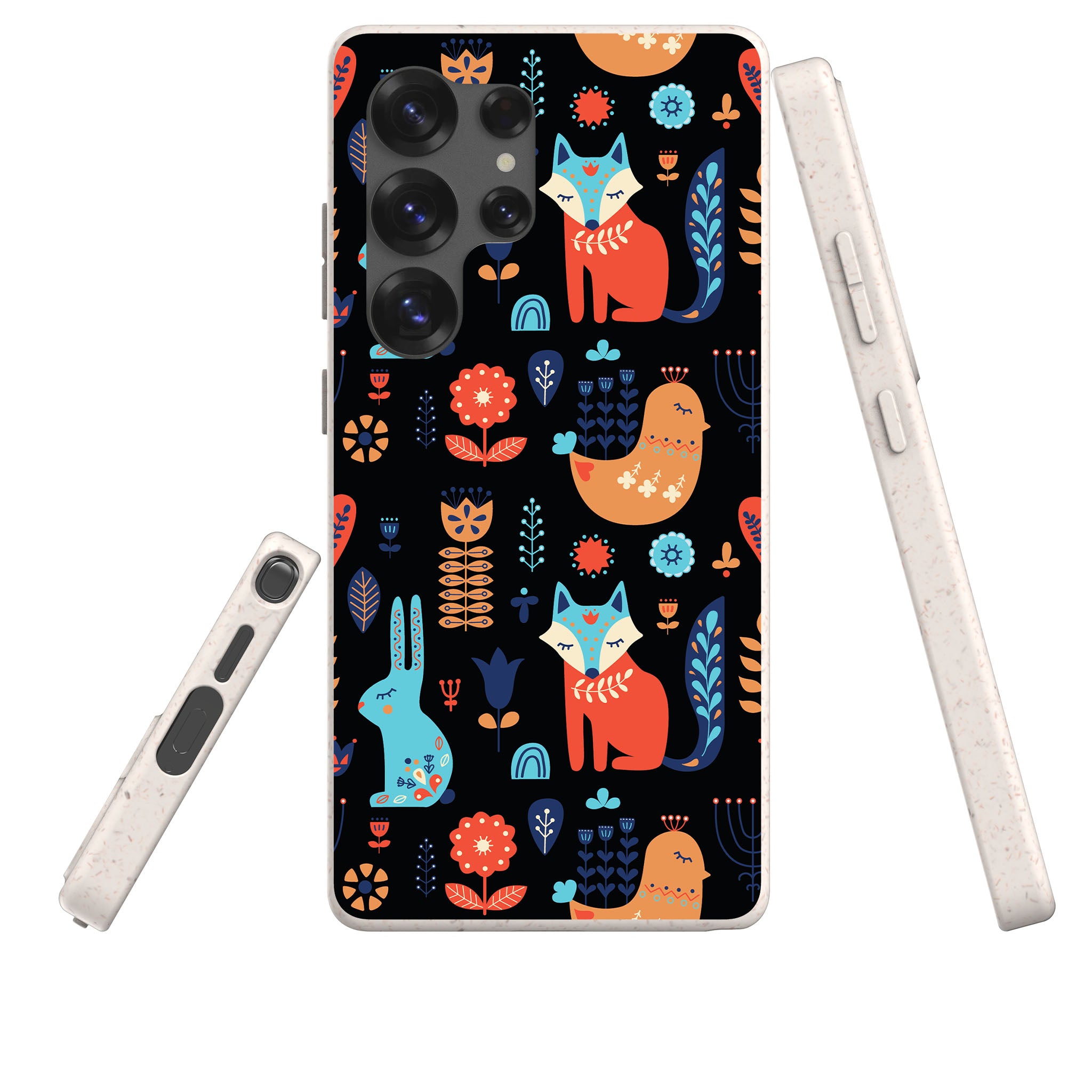 Nordic Ornament Black Bio-degradable Case for Samsung Galaxy — Finnaij