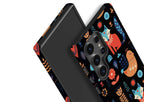 Nordic Ornament Black Tough Case for Samsung Galaxy — View 3 — Finnaij