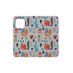 Nordic Ornament — Folio Wallet Case for iPhone — Finnaij
