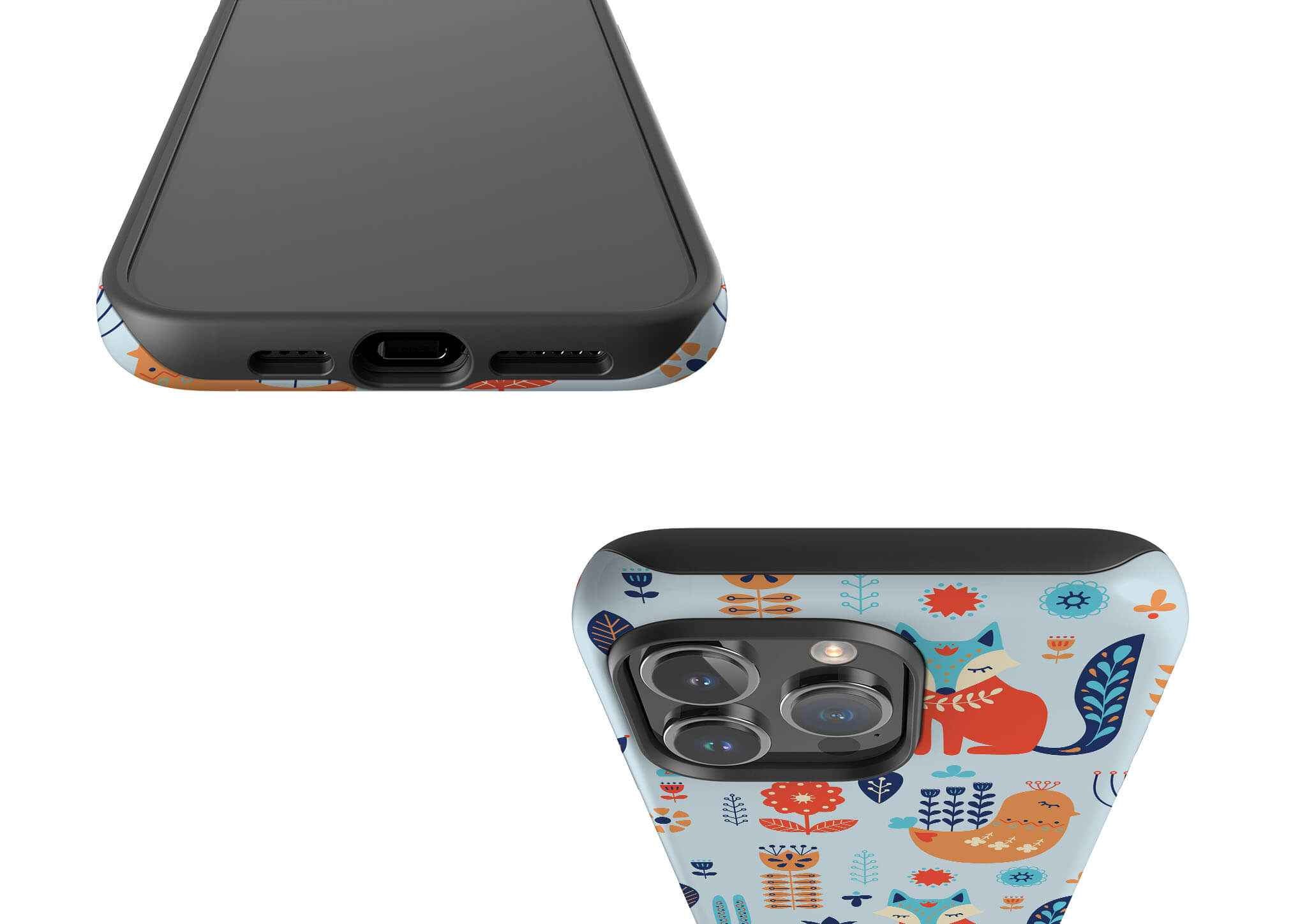 Nordic Ornament Tough Case for iPhone — View 5 — Finnaij