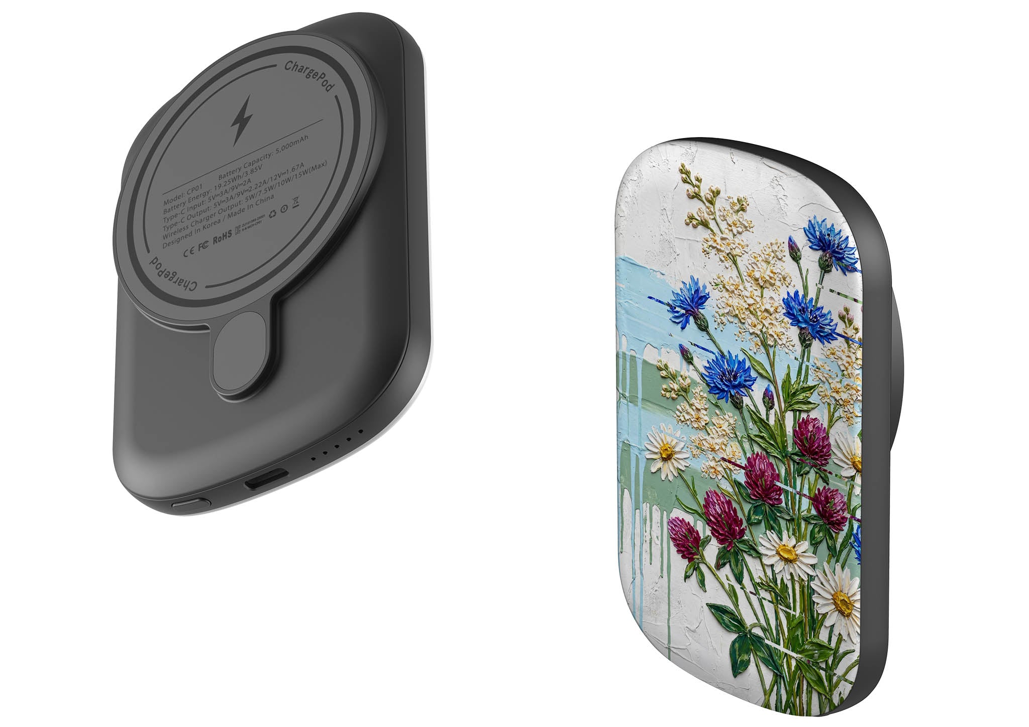 Nordic Wildflowers by Frida Lövström — MagSafe CHARGEPOD — Finnaij