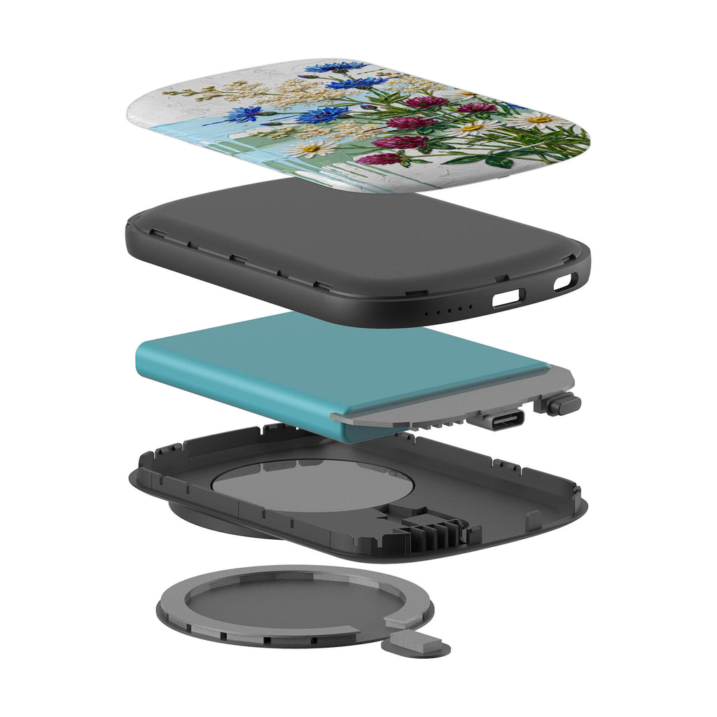 Nordic Wildflowers by Frida Lövström — MagSafe CHARGEPOD — Finnaij