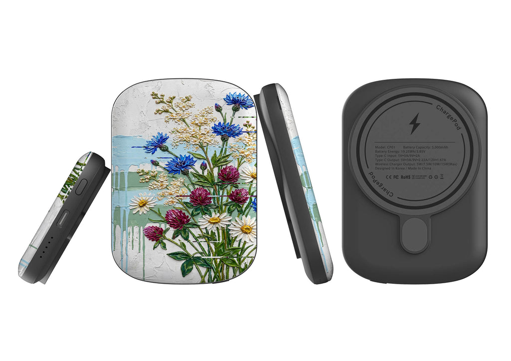 Nordic Wildflowers by Frida Lövström — MagSafe CHARGEPOD — Finnaij