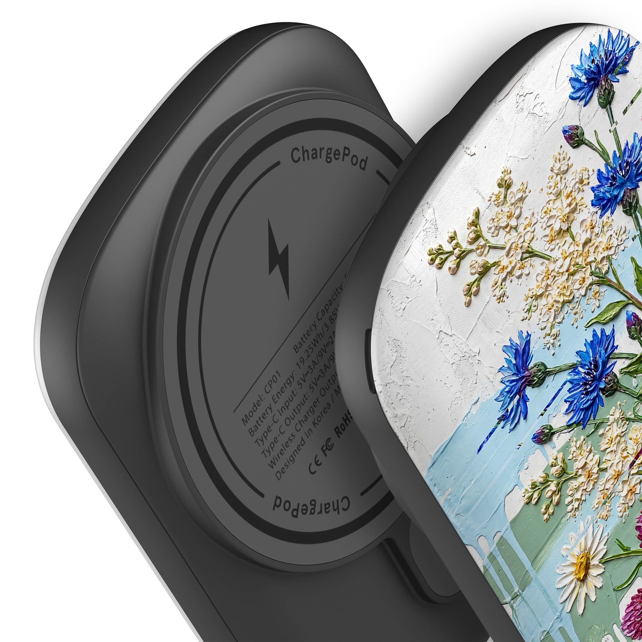 Nordic Wildflowers by Frida Lövström — MagSafe CHARGEPOD — Finnaij
