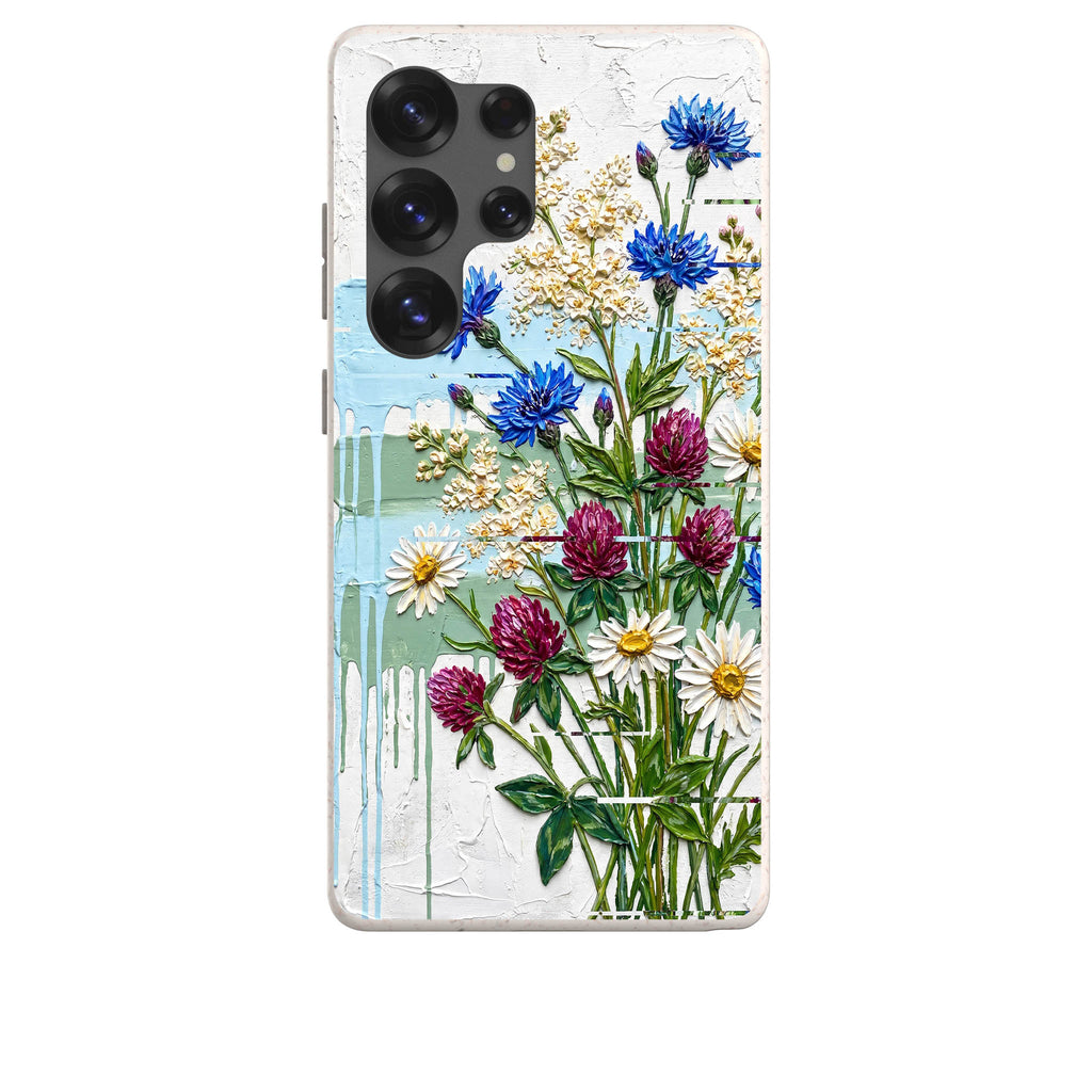 Nordic Wildflowers by Frida Lövström — Samsung Galaxy Bio-degradable Case — Finnaij