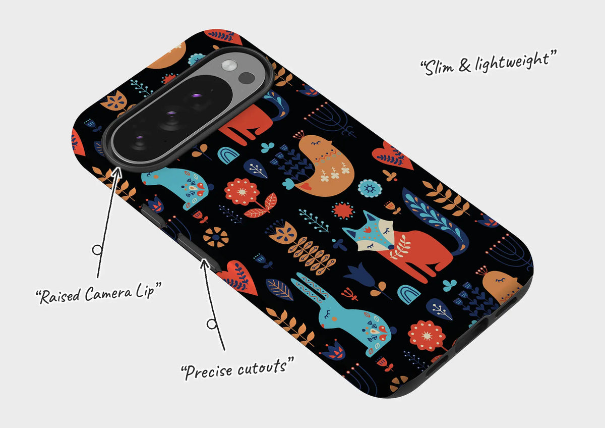 Nordic Ornament Black — Tough Case for Google — Finnaij