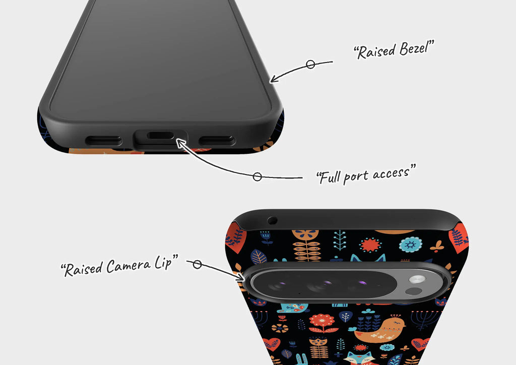 Nordic Ornament Black — Tough Case for Google — Finnaij