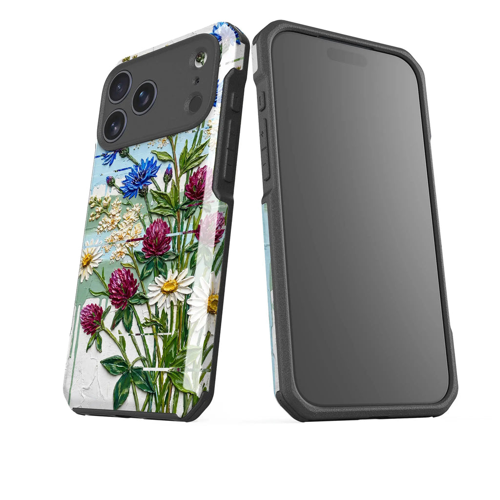 Nordic Wildflowers by Frida Lövström — Impact Armour MagSafe Case for iPhone — Finnaij
