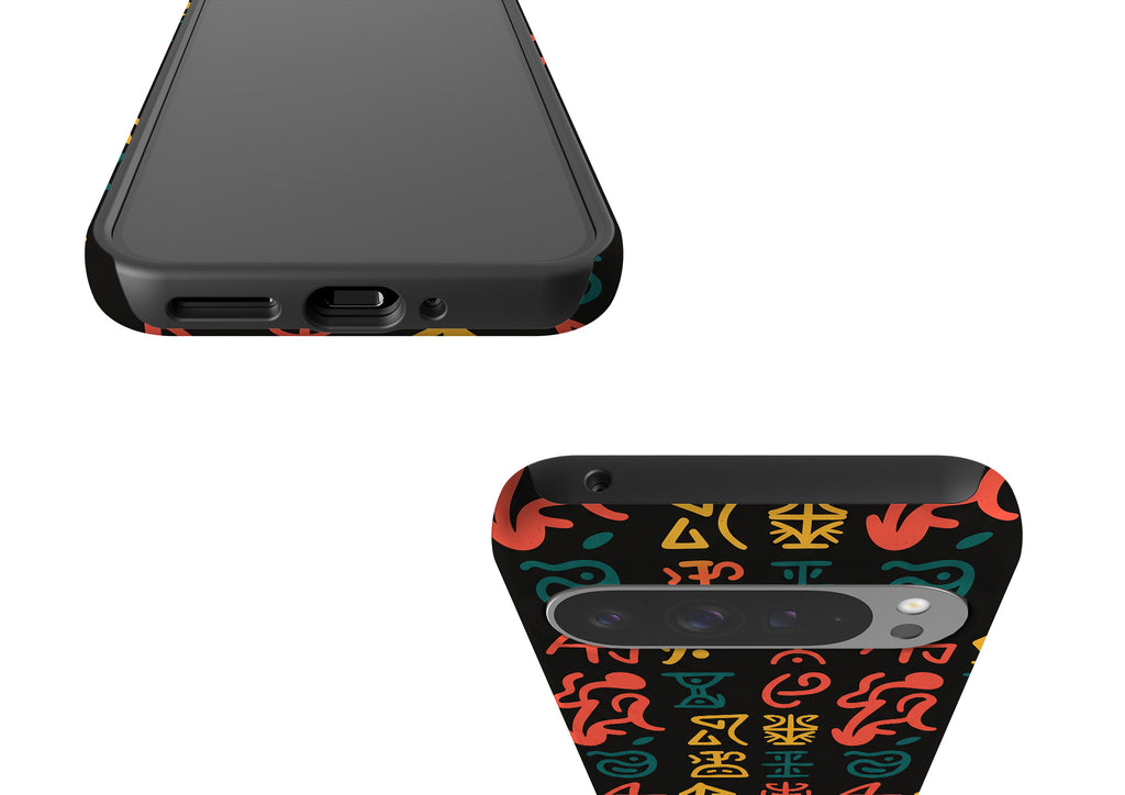 Nsibidi Pulse by Ada Okoye Tough Case for Google Pixel — Finnaij