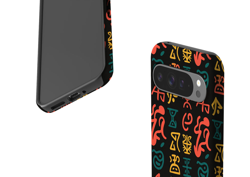 Nsibidi Pulse by Ada Okoye Tough Case for Google Pixel — Finnaij