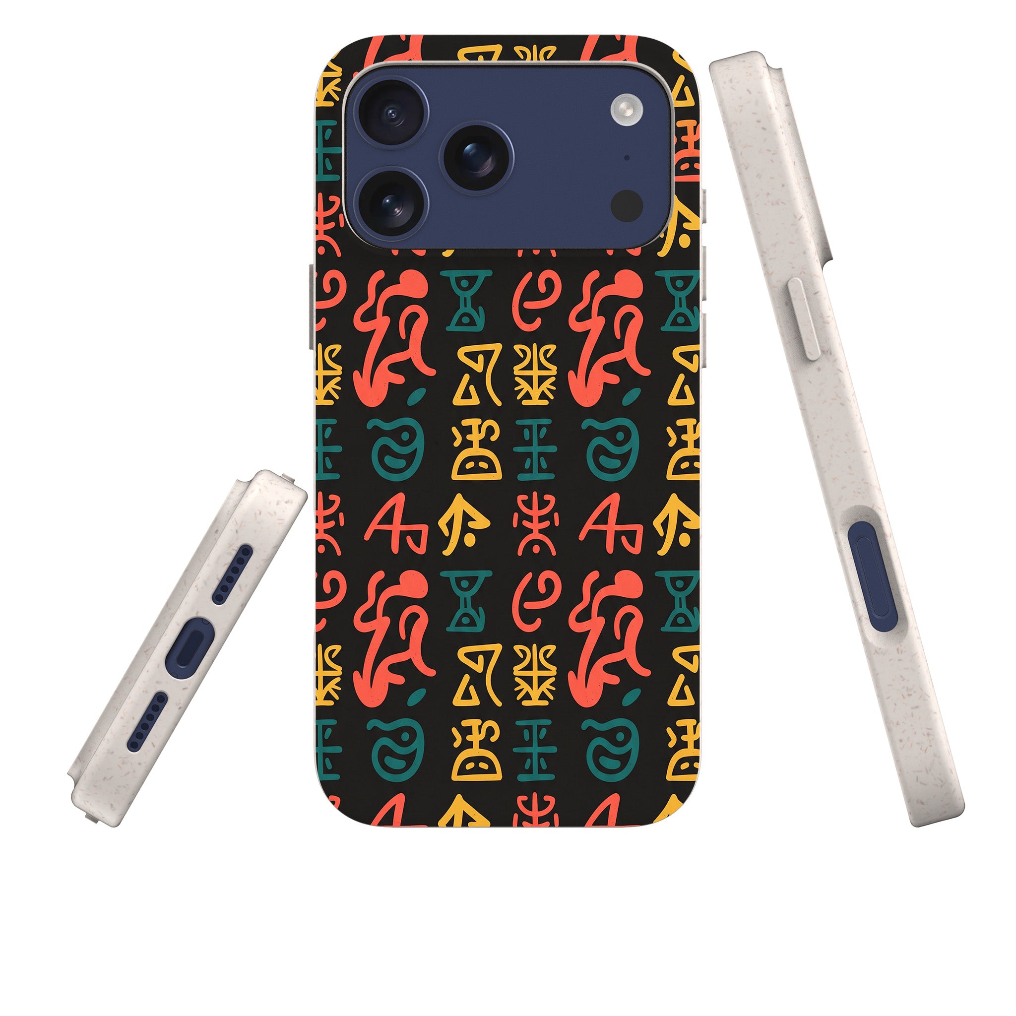 Nsibidi Pulse by Ada Okoye — iPhone Bio-degradable Case — Three Quarter — Finnaij