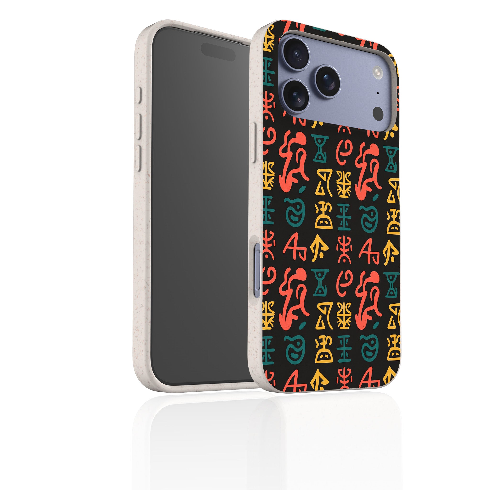 Nsibidi Pulse by Ada Okoye — iPhone Bio-degradable Case — Finnaij