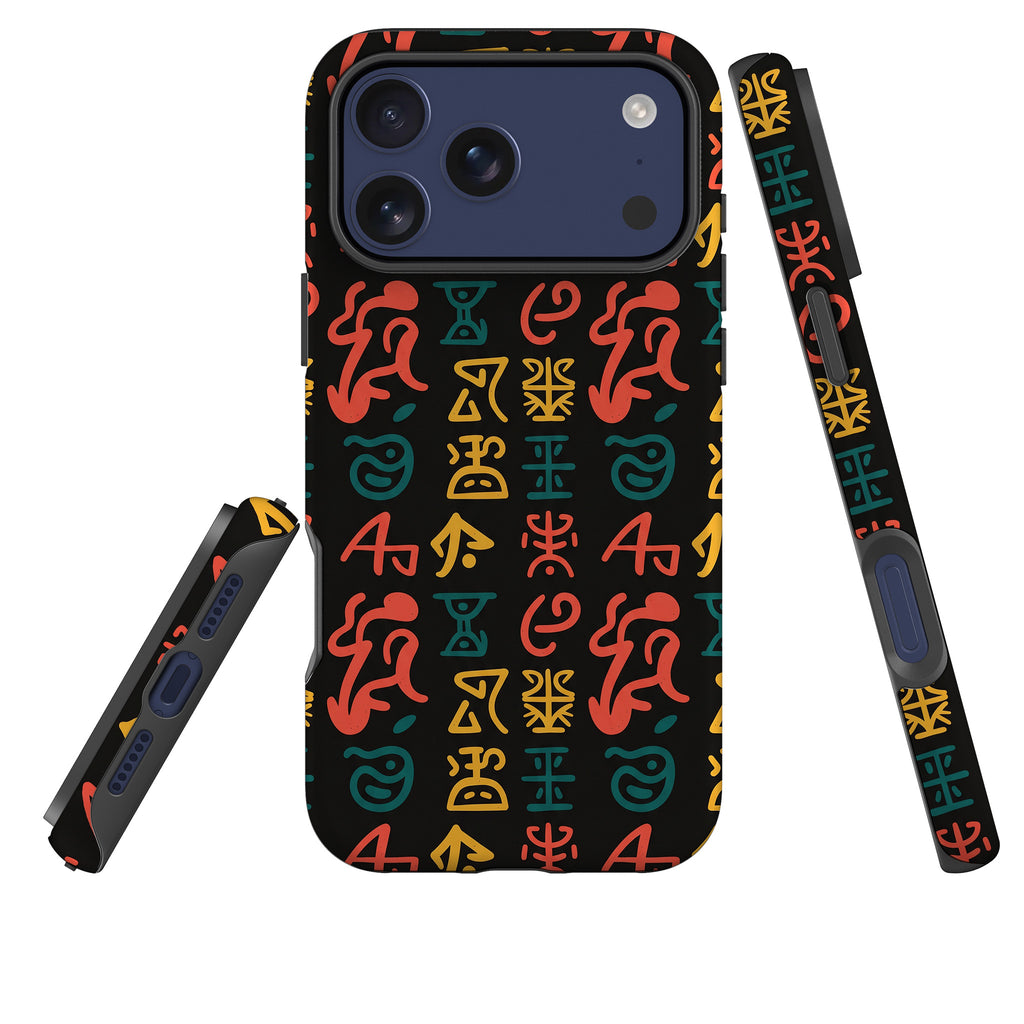 Nsibidi Pulse by Ada Okoye Tough Case for iPhone — Finnaij