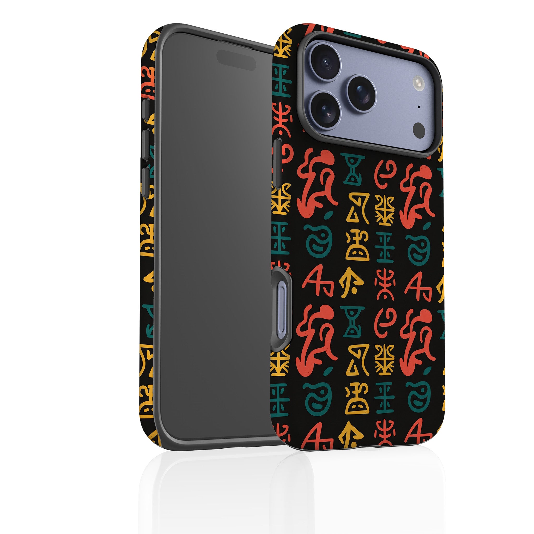 Nsibidi Pulse by Ada Okoye Tough Case for iPhone — Finnaij