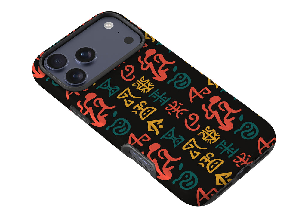 Nsibidi Pulse by Ada Okoye Tough Case for iPhone — Finnaij