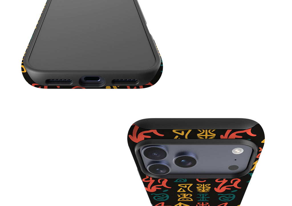 Nsibidi Pulse by Ada Okoye Tough Case for iPhone — Finnaij