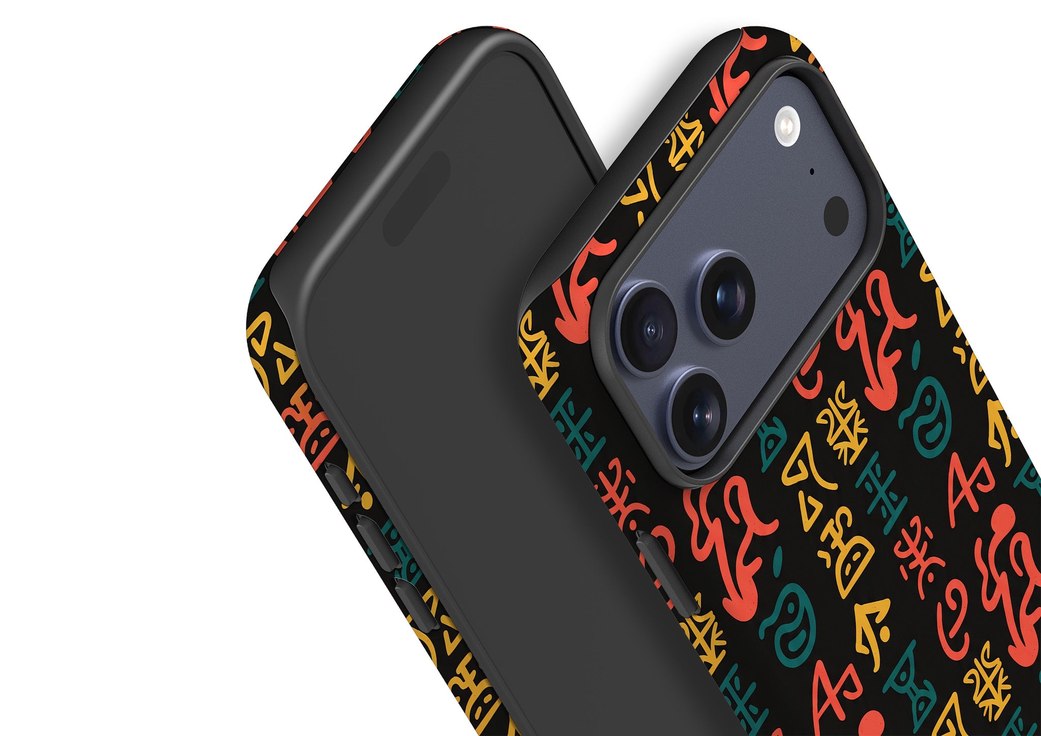 Nsibidi Pulse by Ada Okoye Tough Case for iPhone — Finnaij
