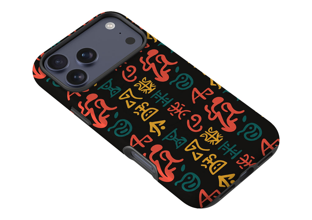 Nsibidi Pulse by Ada Okoye — Magsafe Tough Case for iPhone — Finnaij