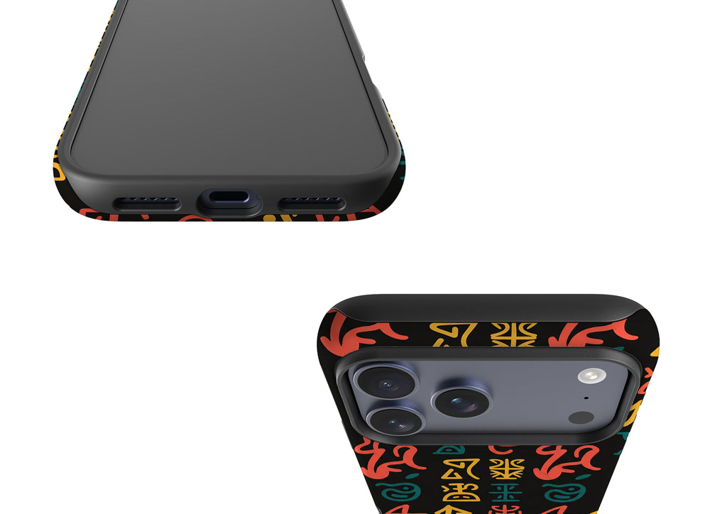 Nsibidi Pulse by Ada Okoye — Magsafe Tough Case for iPhone — Finnaij