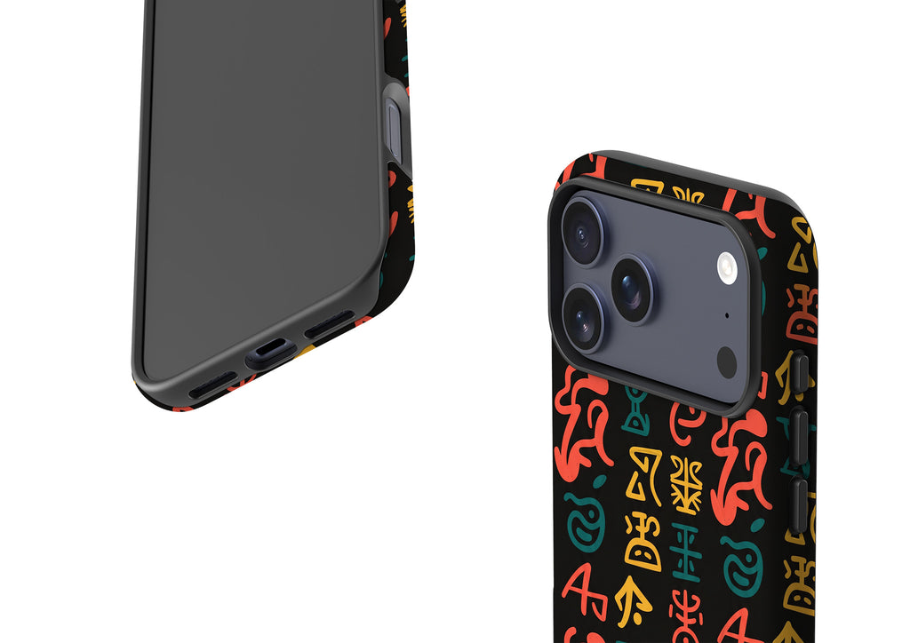 Nsibidi Pulse by Ada Okoye — Magsafe Tough Case for iPhone — Finnaij
