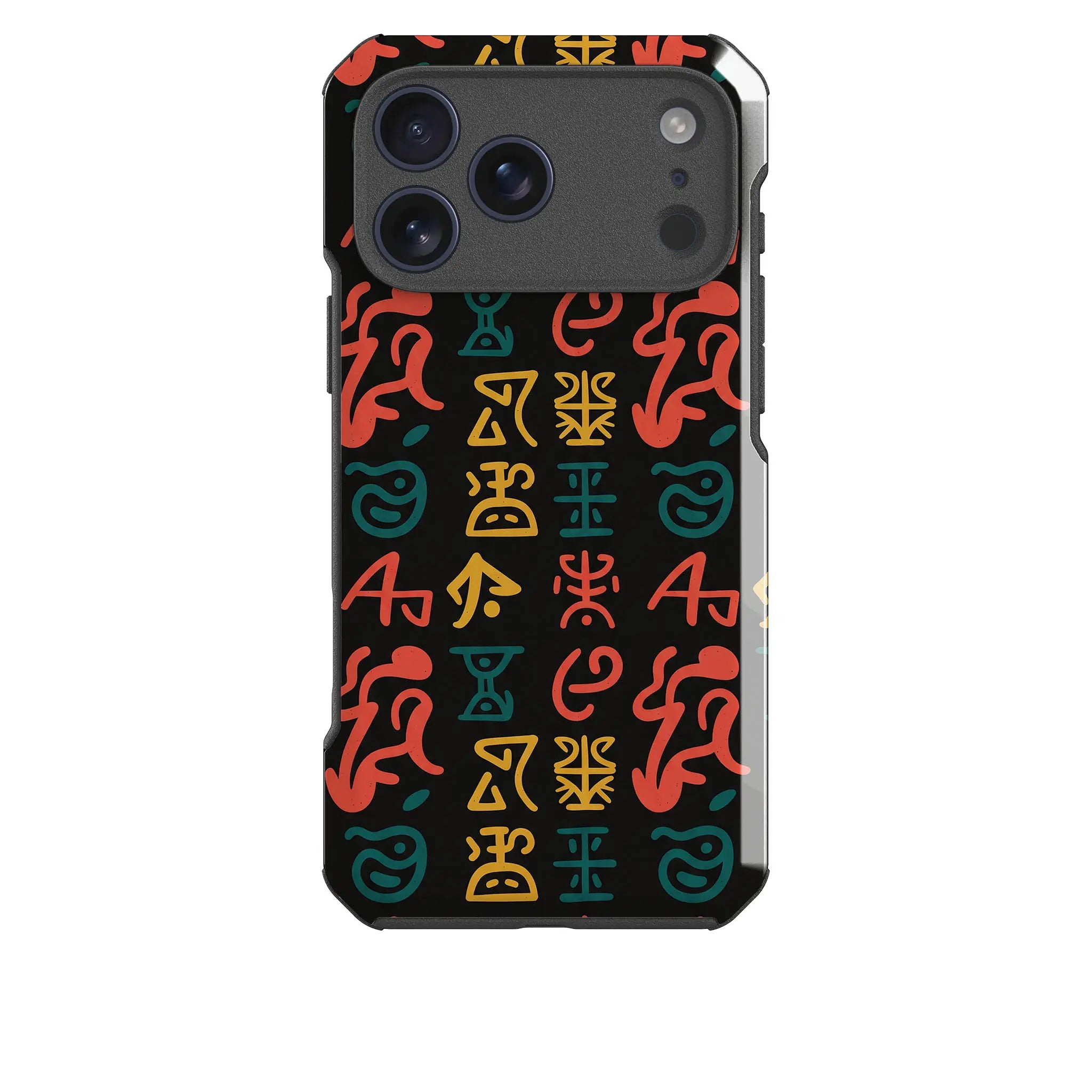 Nsibidi Pulse by Ada Okoye — Impact Armour MagSafe Case for iPhone — Finnaij