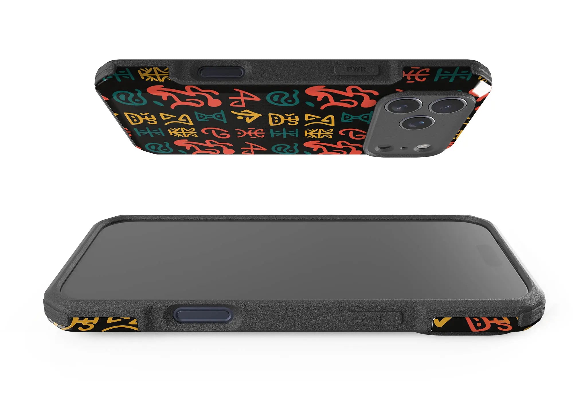 Nsibidi Pulse by Ada Okoye — Impact Armour MagSafe Case for iPhone — Finnaij