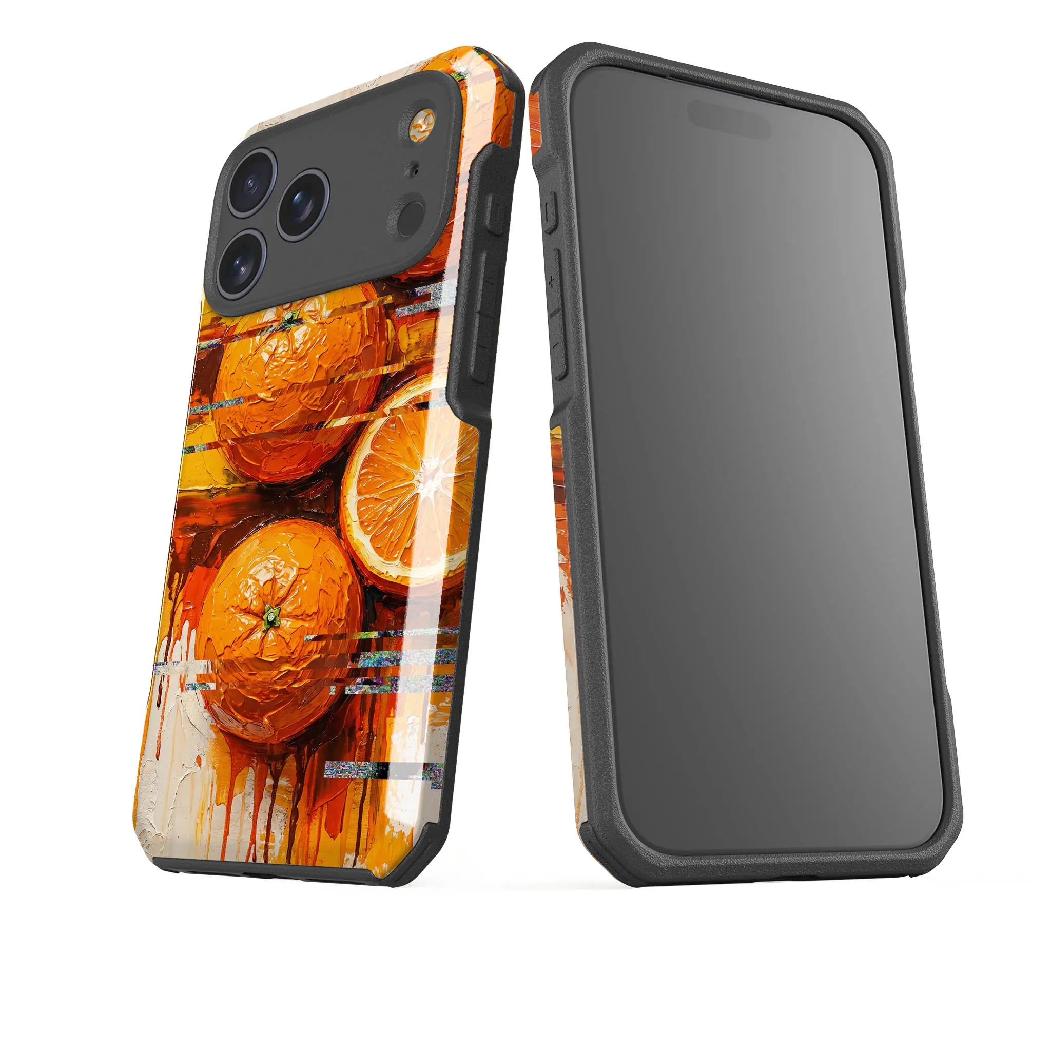 Oranges and Citrus Still Life by Frida Lövström — Impact Armour MagSafe Case for iPhone — Finnaij