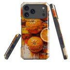Oranges and Citrus Still Life by Frida Lövström — Impact Armour MagSafe Case for iPhone — Three Quarter — Finnaij
