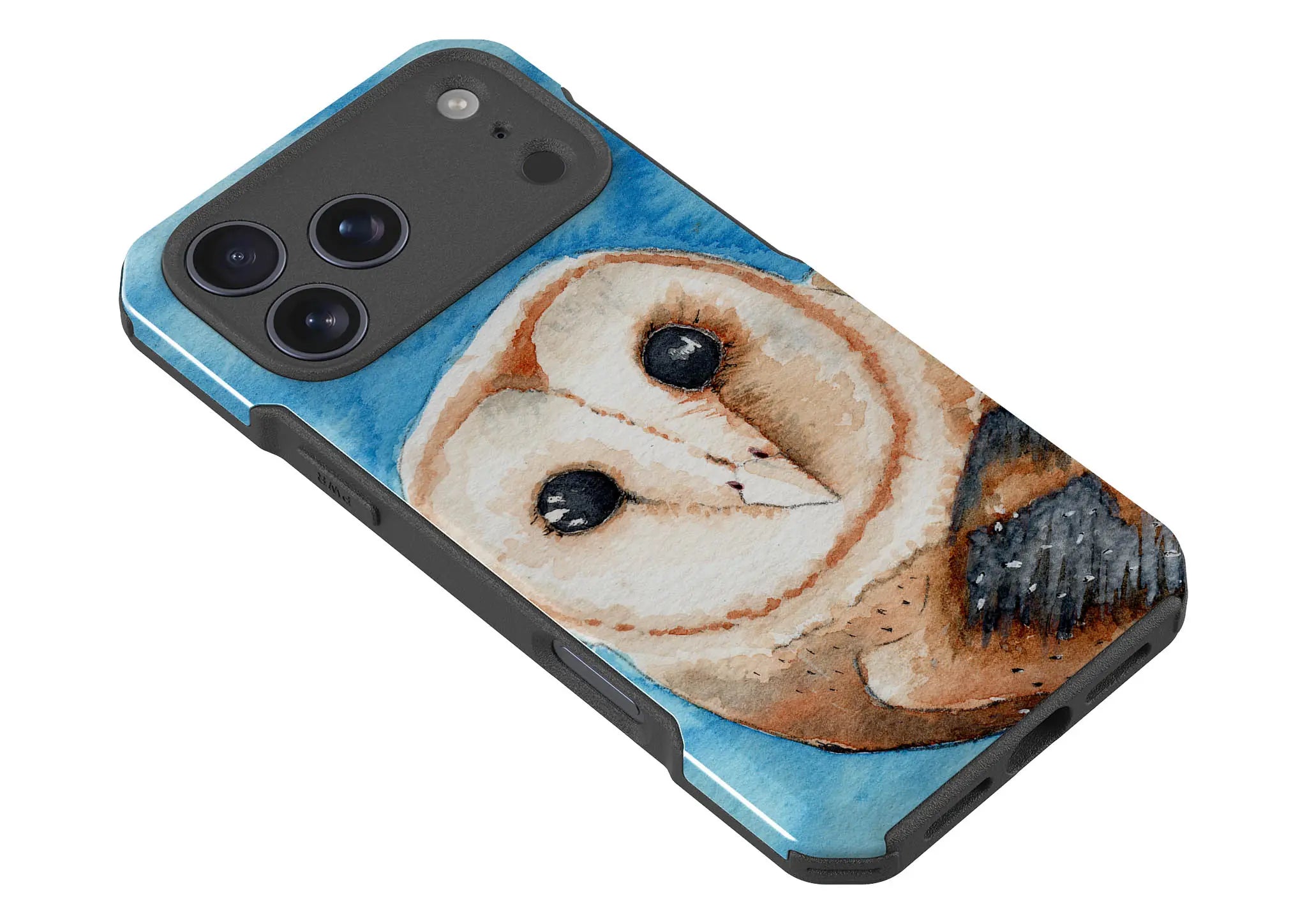 Owly MacOwlface by Hicksy — Impact Armour MagSafe Case for iPhone — Finnaij