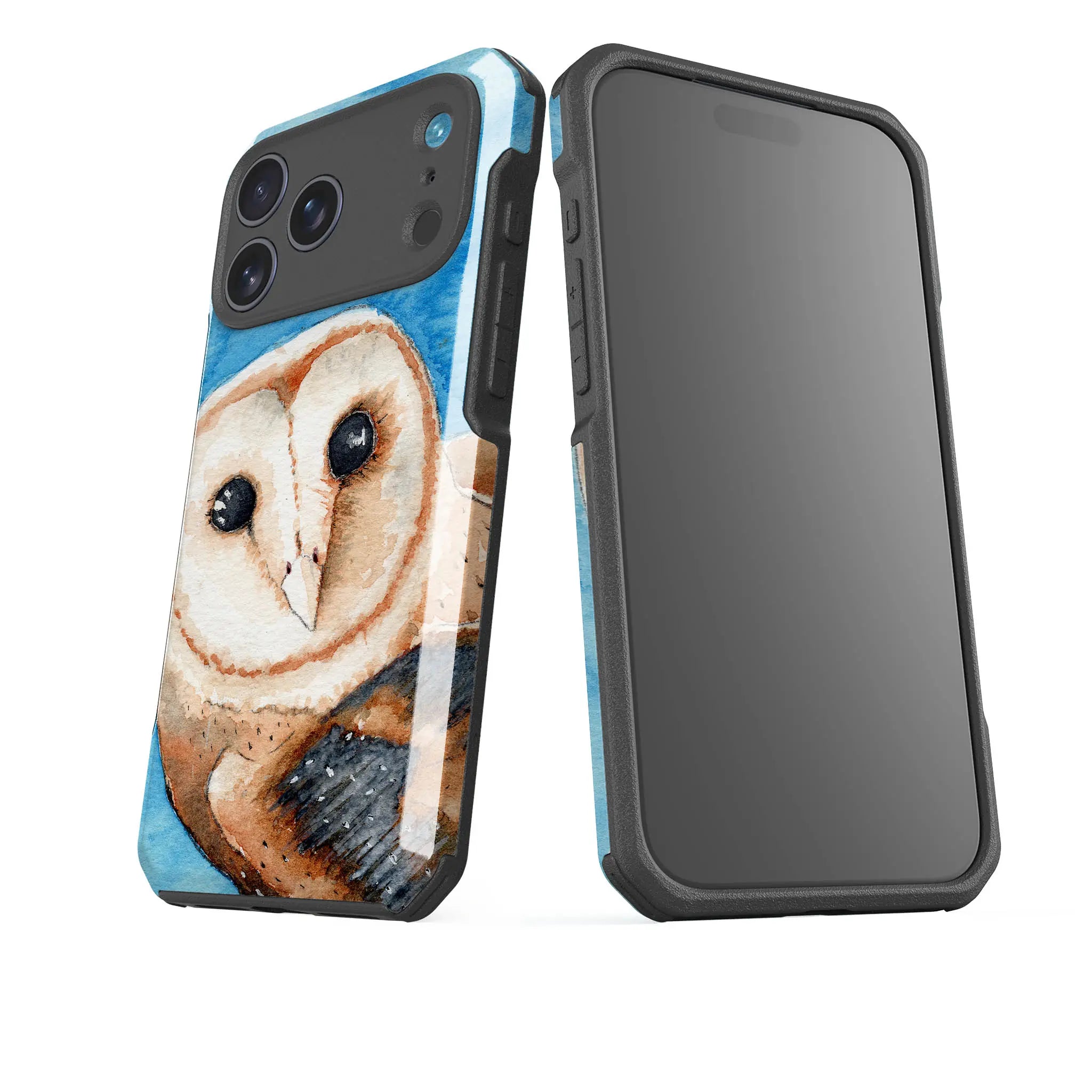 Owly MacOwlface by Hicksy — Impact Armour MagSafe Case for iPhone — Finnaij