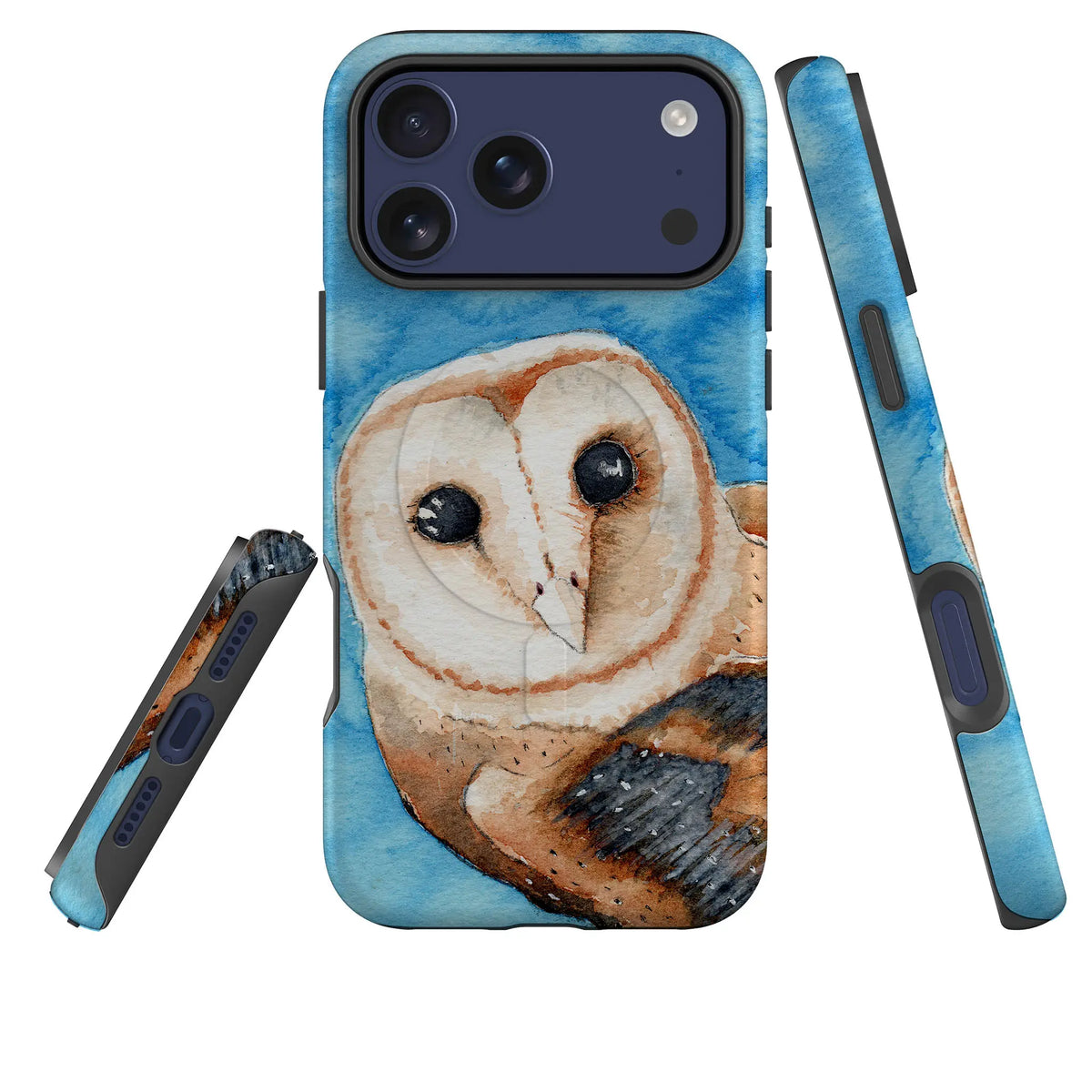 Owly MacOwlface by Hicksy — Magsafe Tough Case for iPhone — Three Quarter — Finnaij