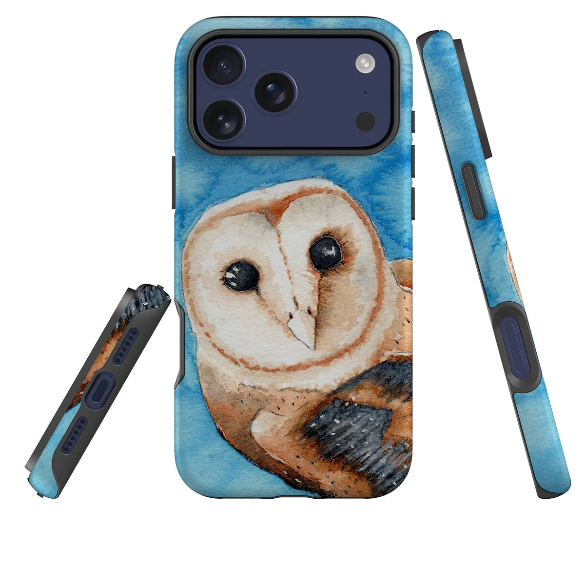 Owly MacOwlface by Hicksy — Tough Case for iPhone — Three Quarter — Finnaij