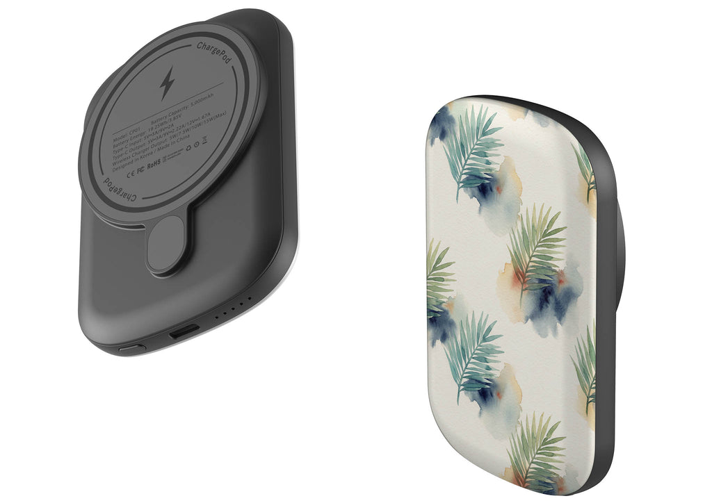 Palm Frond Breeze Pattern by Tobi Akinyemi — MagSafe CHARGEPOD — Finnaij