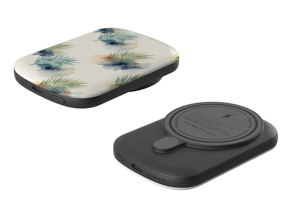 Palm Frond Breeze Pattern by Tobi Akinyemi — MagSafe CHARGEPOD — Finnaij