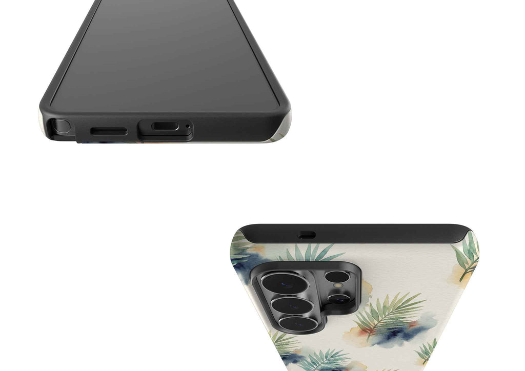 Palm Frond Breeze Pattern by Tobi Akinyemi — Tough Case for Samsung Galaxy — Finnaij