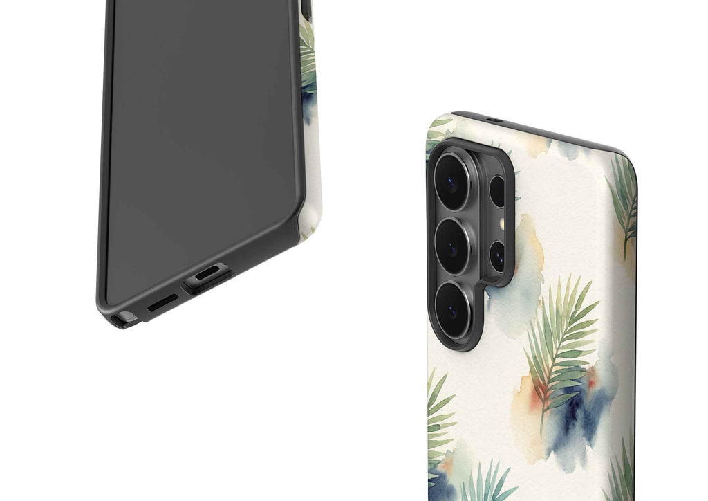 Palm Frond Breeze Pattern by Tobi Akinyemi — Tough Case for Samsung Galaxy — Finnaij