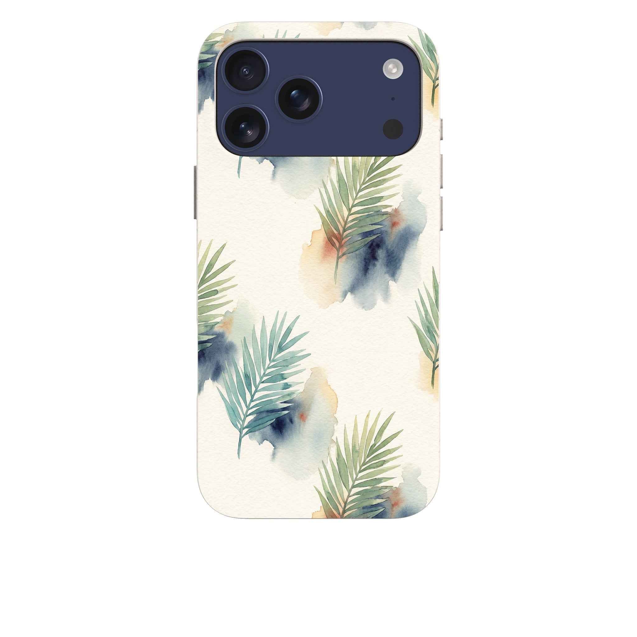Palm Frond Breeze Pattern by Tobi Akinyemi — iPhone Bio-degradable Case — Finnaij