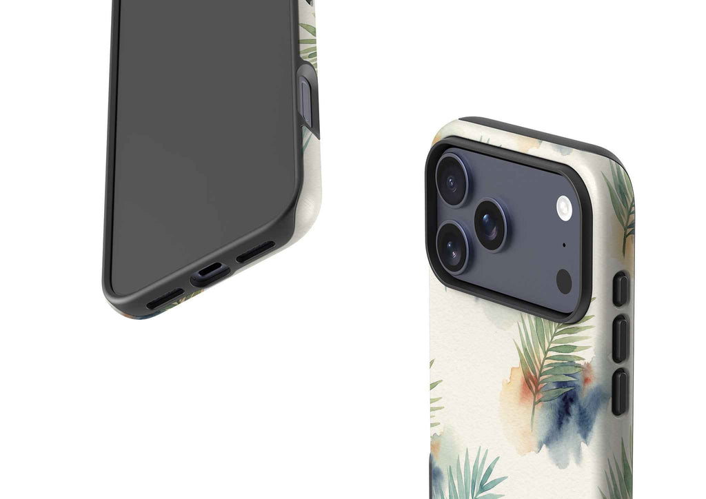 Palm Frond Breeze Pattern by Tobi Akinyemi — Tough Case for iPhone — Finnaij