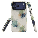 Palm Frond Breeze Pattern by Tobi Akinyemi — MagSafe Tough Case for iPhone — Three Quarter — Finnaij