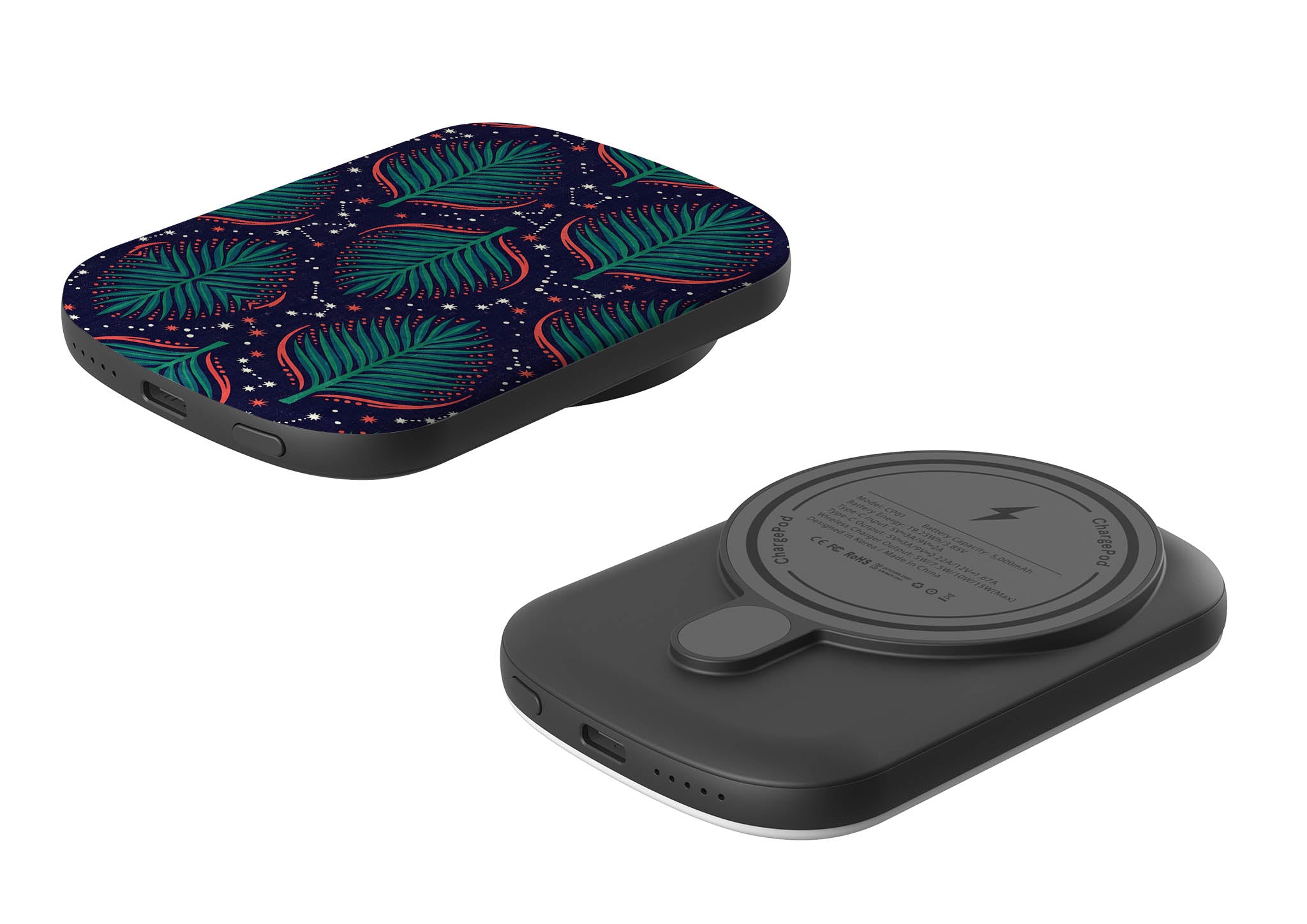 Palm Frond Constellations by Ada Okoye — MagSafe CHARGEPOD — Finnaij